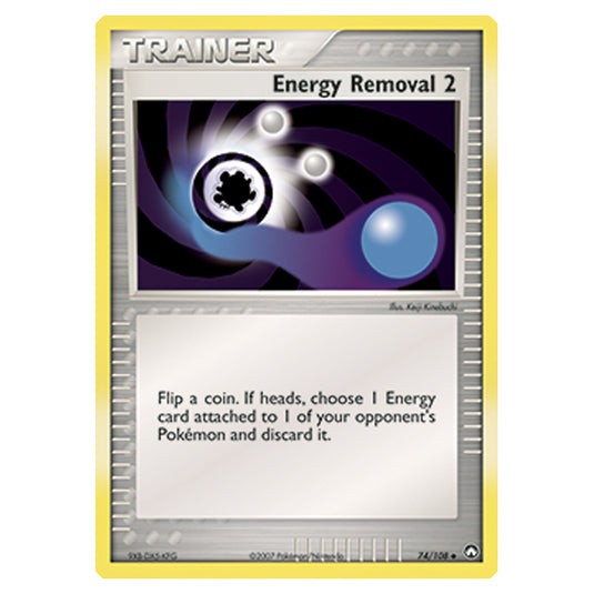 Pokemon - Diamond & Pearl - EX Power Keepers - Energy Removal 2 - 074/108