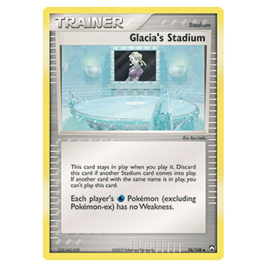 Pokemon - Diamond & Pearl - EX Power Keepers - Glacia's Stadium - 076/108