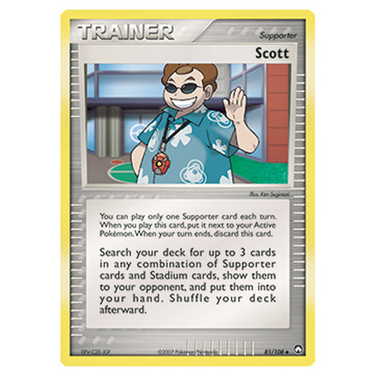 Pokemon - Diamond & Pearl - EX Power Keepers - Scott - 081/108