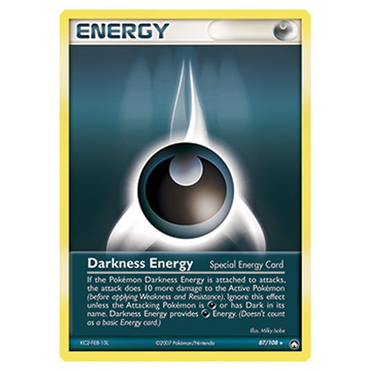 Pokemon - Diamond & Pearl - EX Power Keepers - Darkness Energy - 087/108