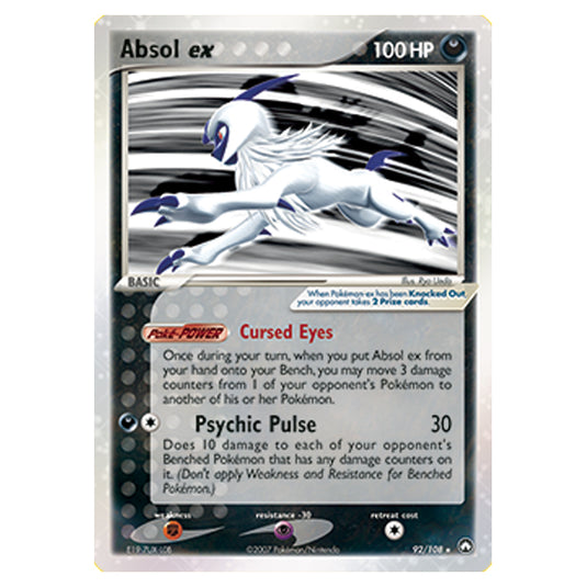 Pokemon - Diamond & Pearl - EX Power Keepers - Absol EX - 092/108