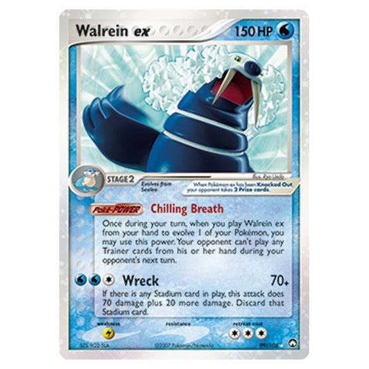 walrein pokemon card value Pokmon TCG Pokmon Walrein Rare Regular Icy Aura Walrein #52 Prices | Pokemon