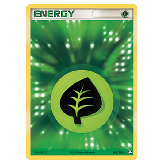 Pokemon - Diamond & Pearl - EX Power Keepers - Grass Energy - 103/108