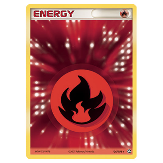 Pokemon - Diamond & Pearl - EX Power Keepers - Fire Energy - 104/108