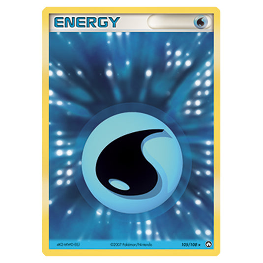 Pokemon - Diamond & Pearl - EX Power Keepers - Water Energy - 105/108