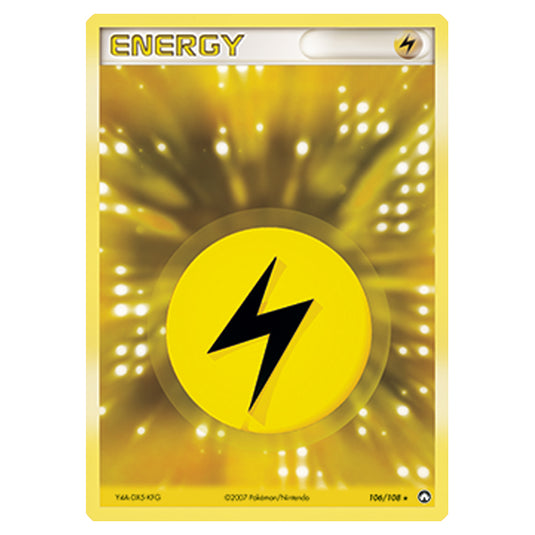Pokemon - Diamond & Pearl - EX Power Keepers - Lightning Energy - 106/108