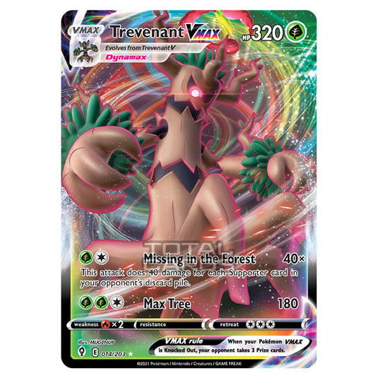 Pokemon - Sword & Shield - Evolving Skies - Trevenant VMAX