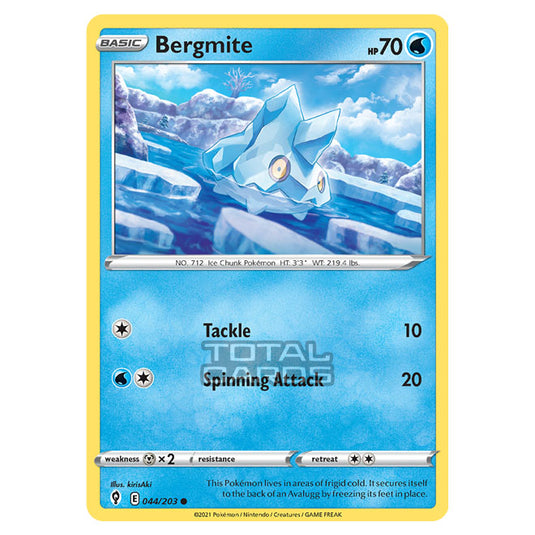 Pokemon - Sword & Shield - Evolving Skies - Bergmite - 044/203 Pokemon - Sword & Shield - Evolving Skies - Bergmite - 044/203