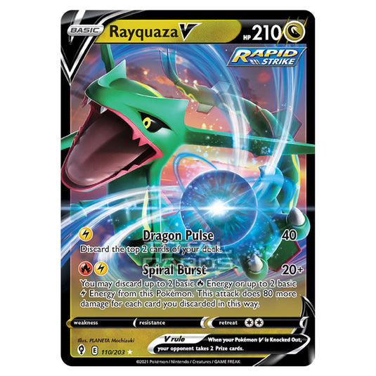 Pokemon - Sword & Shield - Evolving Skies - Rayquaza V - 110/203