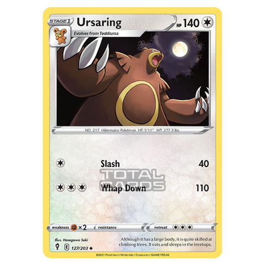 Pokemon - Sword & Shield - Evolving Skies - Ursaring - 127/203