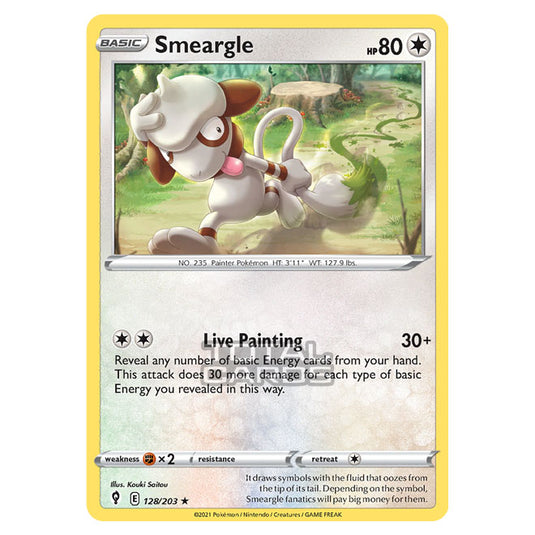 Pokemon - Sword & Shield - Evolving Skies - Smeargle - 128/203