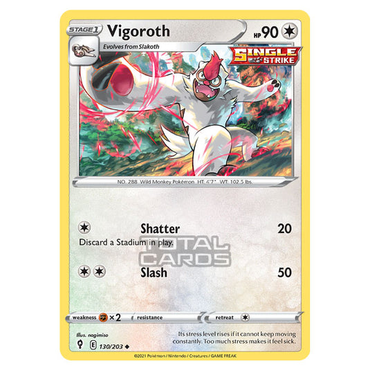 Pokemon - Sword & Shield - Evolving Skies - Vigoroth - 130/203