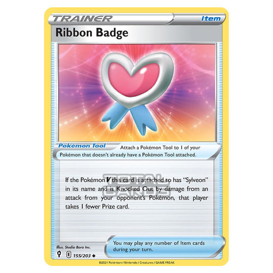 Pokemon - Sword & Shield - Evolving Skies - Ribbon Badge - 155/203