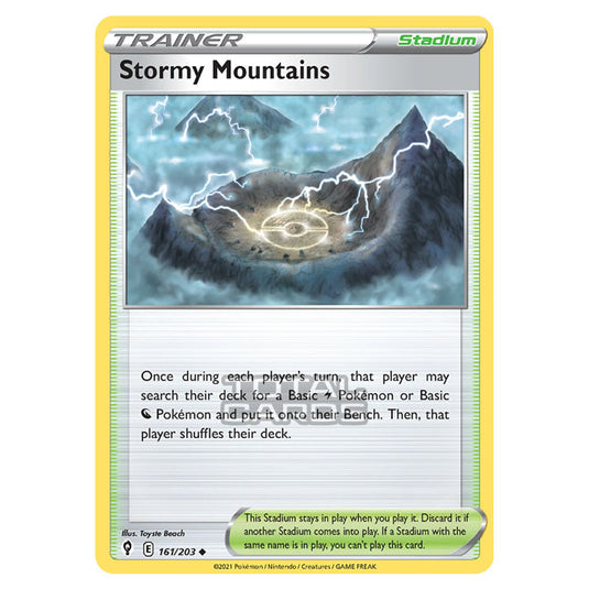 Pokemon - Sword & Shield - Evolving Skies - Stormy Mountains - 161/203