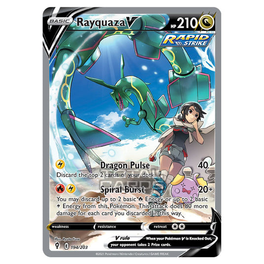 Pokemon - Sword & Shield - Evolving Skies - Rayquaza V