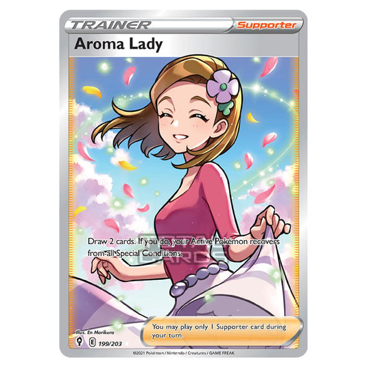 Pokemon - Sword & Shield - Evolving Skies - Aroma Lady - 199/203