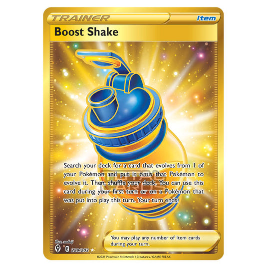 Pokemon - Sword & Shield - Evolving Skies - Boost Shake - 229/203