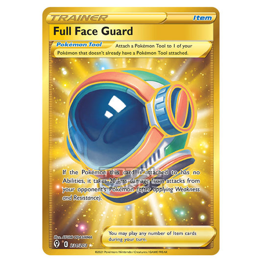 Pokemon - Sword & Shield - Evolving Skies - Full Face Guard - 231/203