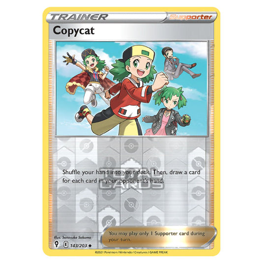 Pokemon - Sword & Shield - Evolving Skies - Copycat - 143/203 - (Reverse Holo)