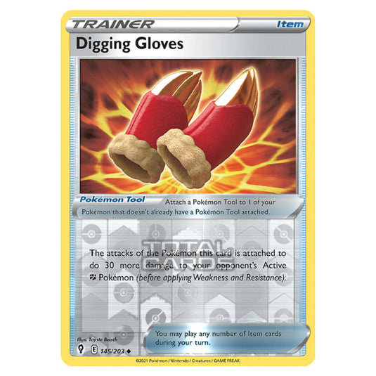 Pokemon - Sword & Shield - Evolving Skies - Digging Gloves - 145/203 - (Reverse Holo)