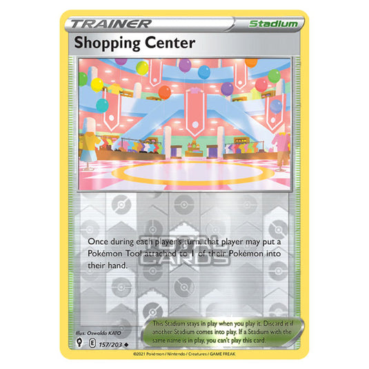Pokemon - Sword & Shield - Evolving Skies - Shopping Center - 157/203 - (Reverse Holo)
