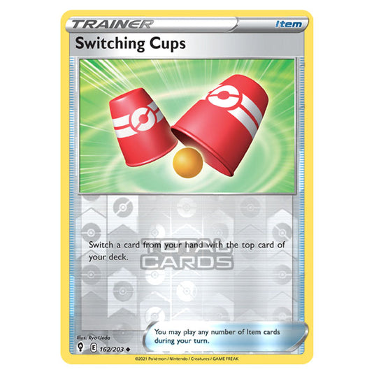 Pokemon - Sword & Shield - Evolving Skies - Switching Cups - 162/203 - (Reverse Holo)