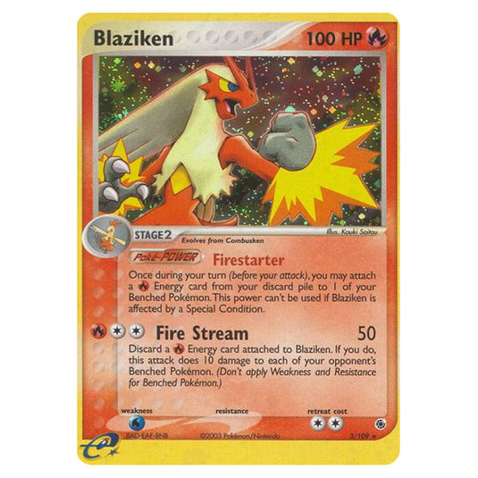 Blaziken 3 card from the Pokemon set Ruby & Sapphire