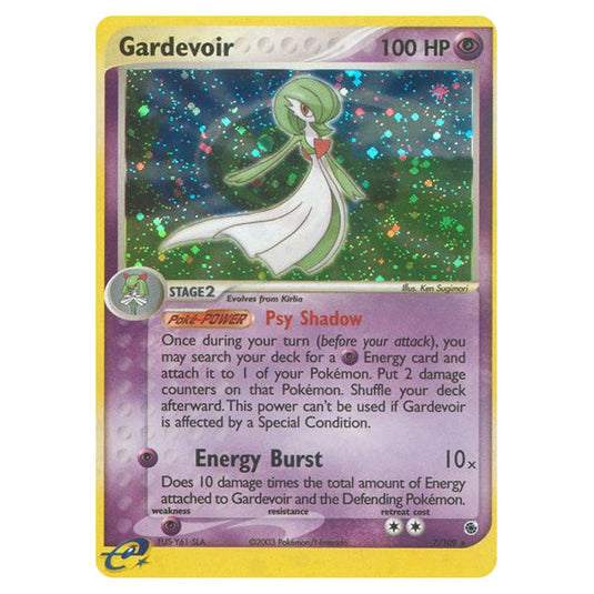 Gardevoir 7 card from the Pokemon set Ruby & Sapphire