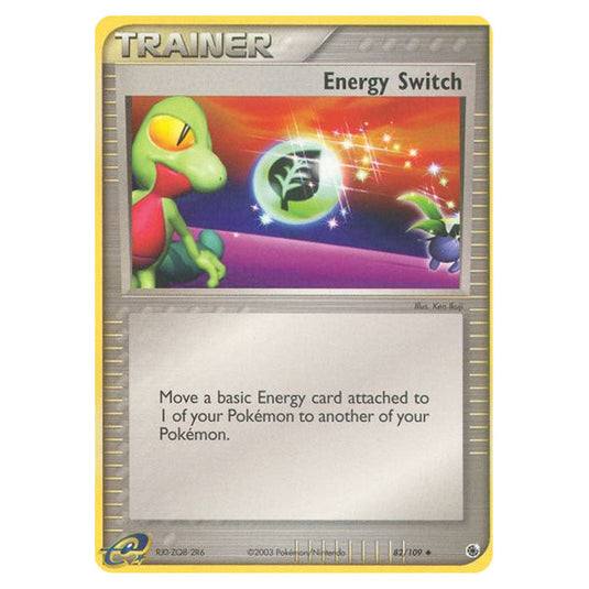 Energy Switch 82 card from the Pokemon set Ruby & Sapphire