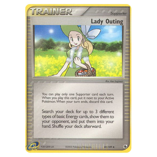 Lady Outing 83 card from the Pokemon set Ruby & Sapphire