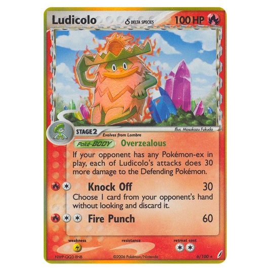 Pokemon - EX - Crystal Guardians - Ludicolo δ