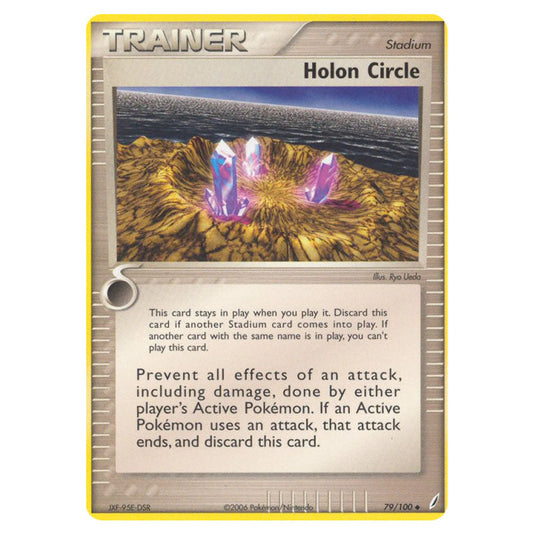 Holon Circle 79 card from the Pokemon set Crystal Guardians
