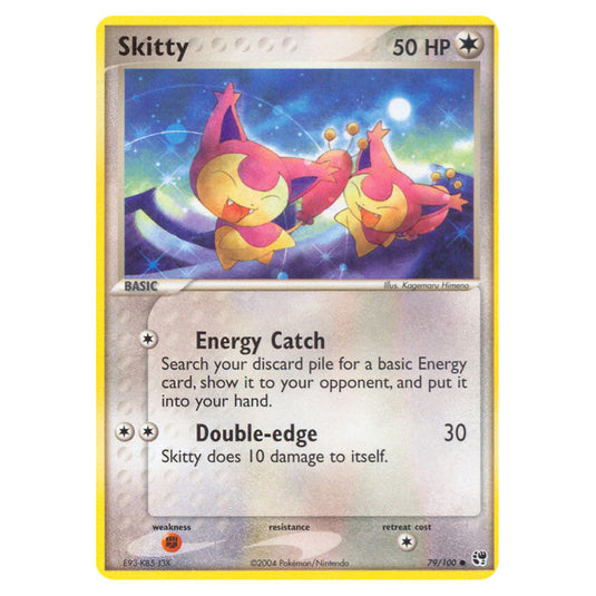 Skitty 79 card from the Pokemon set Sandstorm