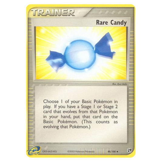 Rare Candy 88 card from the Pokemon set Sandstorm