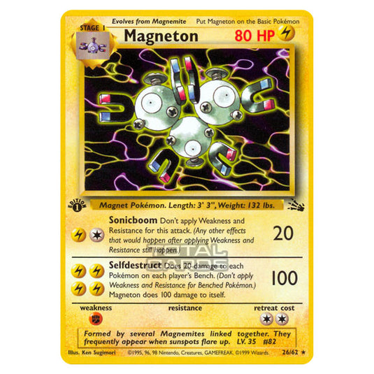 Pokemon - Fossil - Magneton - 26/62 Pokemon - Fossil - Magneton - 26/62