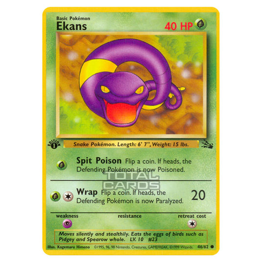 Pokemon - Fossil - Ekans - 46/62