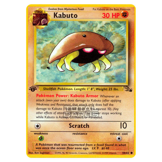 Pokemon - Fossil - Kabuto - 50/62