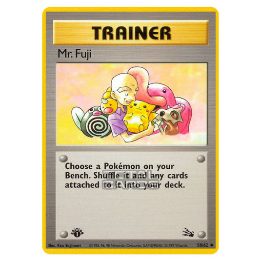 Pokemon - Fossil - Mr. Fuji - 58/62