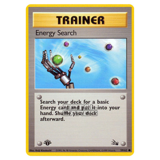 Pokemon - Fossil - Energy Search - 59/62