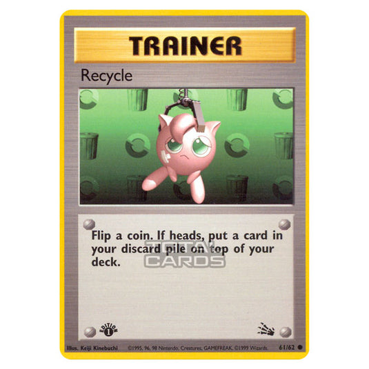 Pokemon - Fossil - Recycle - 61/62