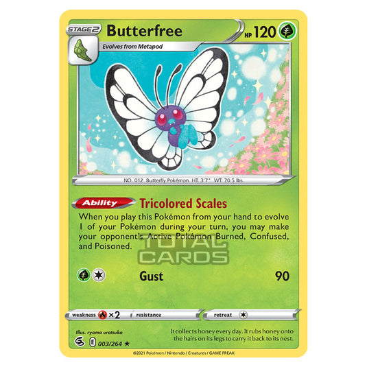 Pokemon - Sword & Shield - Fusion Strike - Butterfree - 003/264