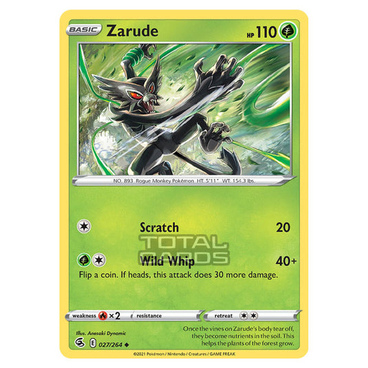 Pokemon - Sword & Shield - Fusion Strike - Zarude - 027/264