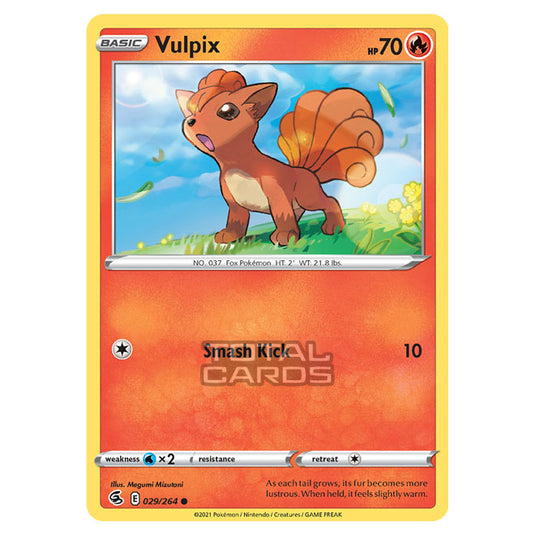 Pokemon - Sword & Shield - Fusion Strike - Vulpix - 029/264