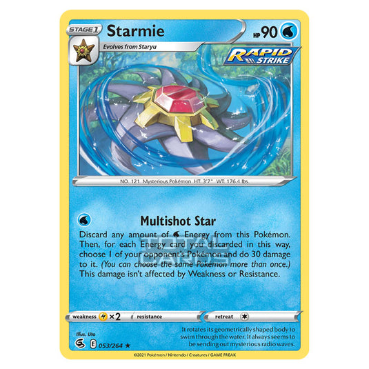 Pokemon - Sword & Shield - Fusion Strike - Starmie - 053/264