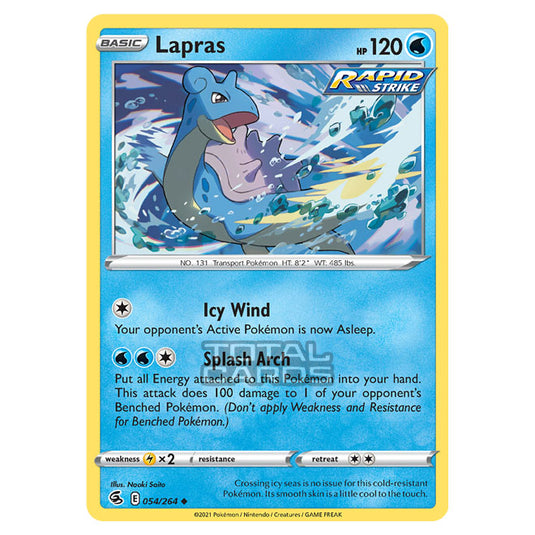 Pokemon - Sword & Shield - Fusion Strike - Lapras - 054/264