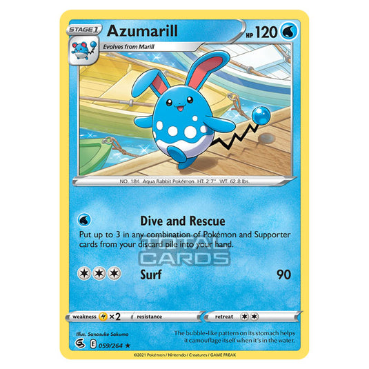 Pokemon - Sword & Shield - Fusion Strike - Azumarill - 059/264