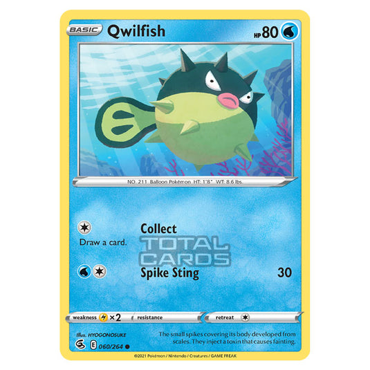 Pokemon - Sword & Shield - Fusion Strike - Qwilfish - 060/264