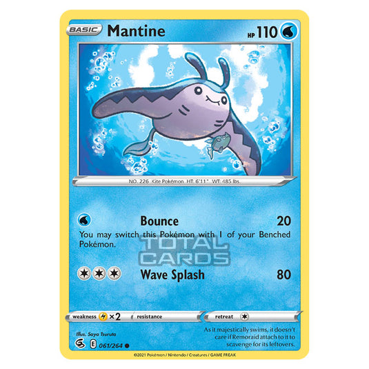 Pokemon - Sword & Shield - Fusion Strike - Mantine - 061/264