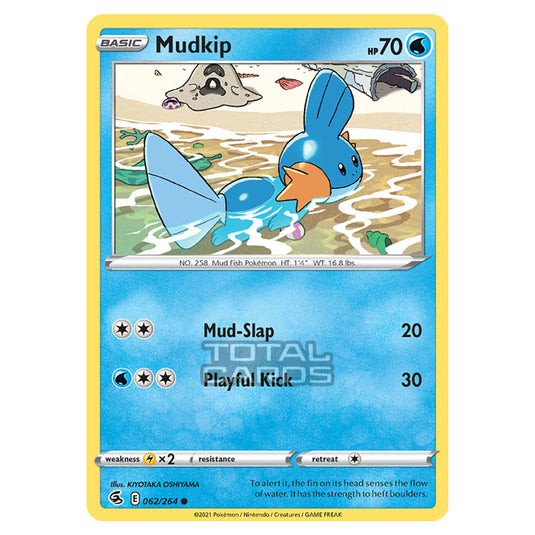 Pokemon - Sword & Shield - Fusion Strike - Mudkip - 062/264