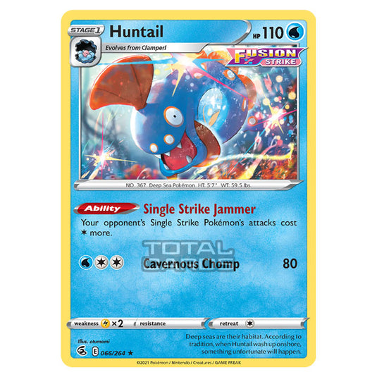 Pokemon - Sword & Shield - Fusion Strike - Huntail - 066/264